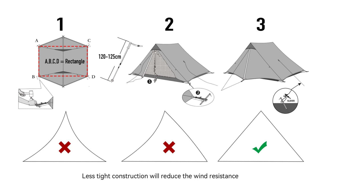 3F UL GEAR LanShan 2 Ultralight Tent